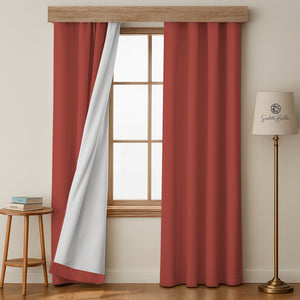 Juego De 2 Cortinas Blackout para RIEL - Varios Tamaños