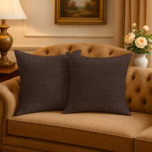 Cargar imagen en el visor de la galería, Set x 2 Funda para Almohadon Tela Rustica 40x40 cm
