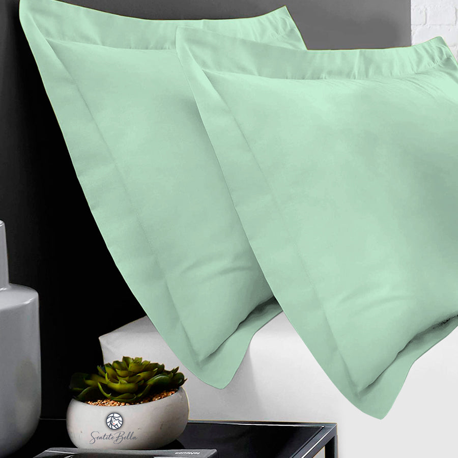 Set x 2 Funda para Almohada con volado - 60 x 80 cm Liso