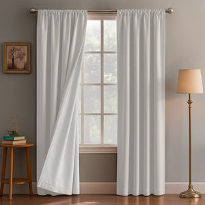 Juego De 2 Cortinas Blackout - Varios Tamaños