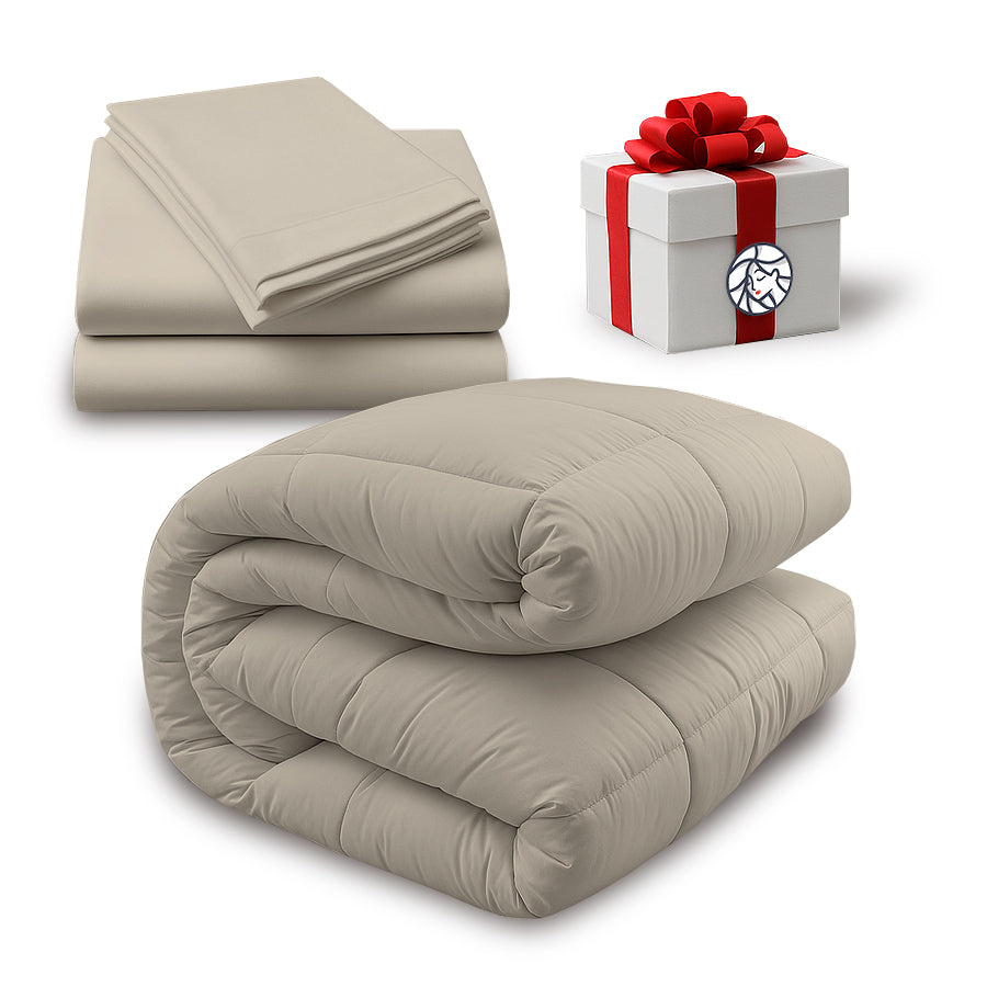 2 Plazas Acolchado + Sabanas + Fundas Almohadas + REGALO Combo