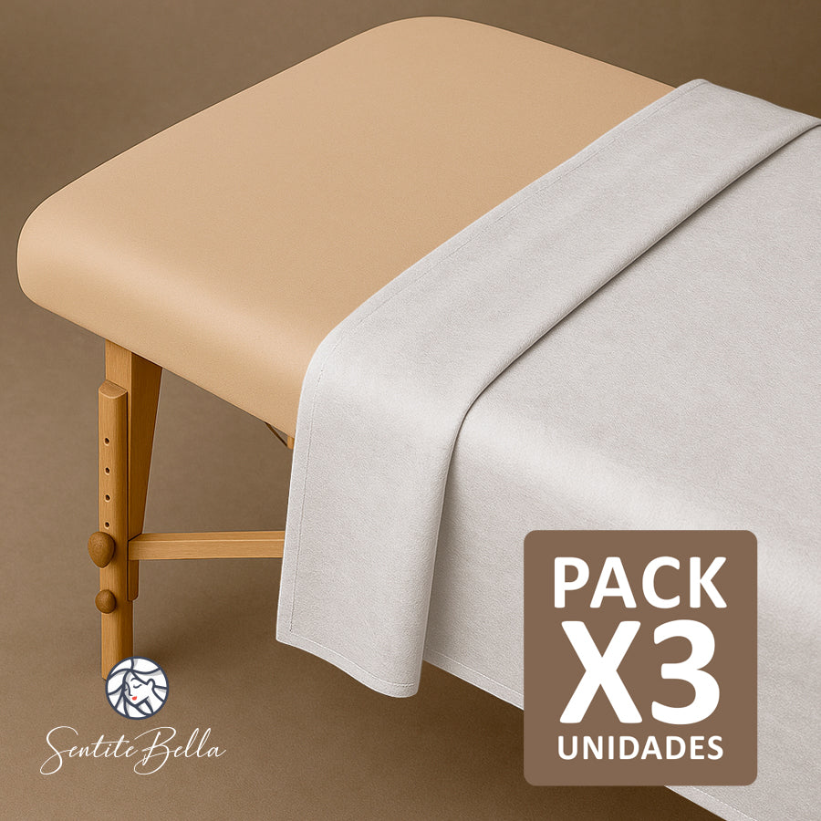 3 Sabanas Superior DESCARTABLE TNT para Camilla Masajes Reflexología SPA