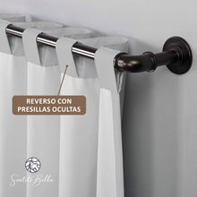 Cargar imagen en el visor de la galería, Juego De 2 Cortinas Blackout CON PRESILLAS OCULTAS
