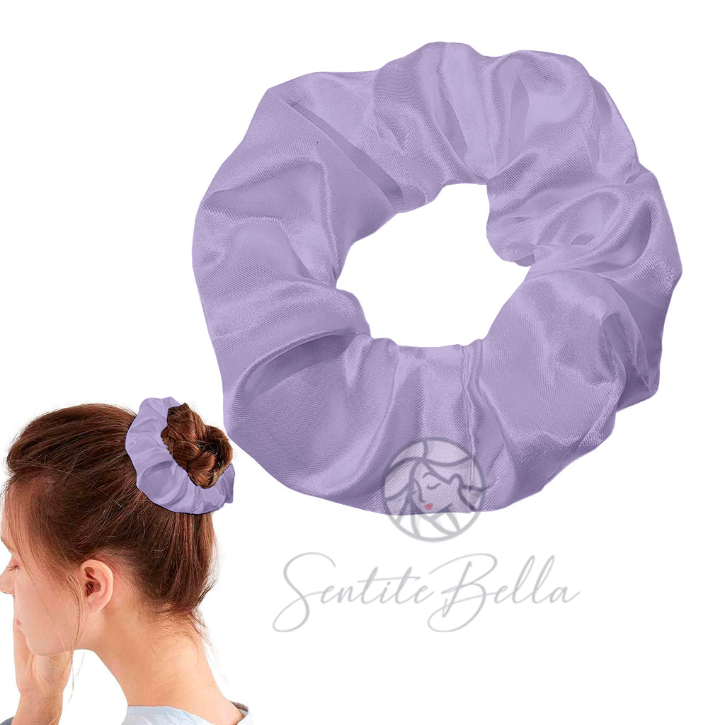 Coleros Colitas Scrunchies En Saten Satin Pelo Cabello Varios Colores