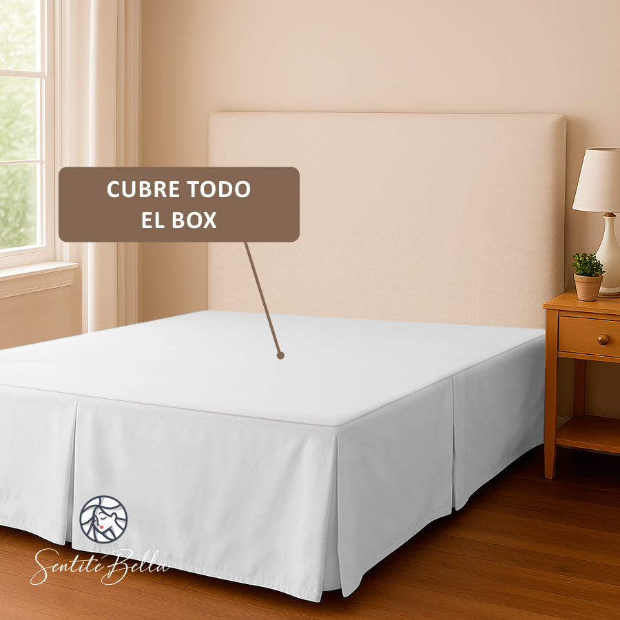 Pollerin para Sommier Tableado - 1 Plaza - 30 cm de Altura