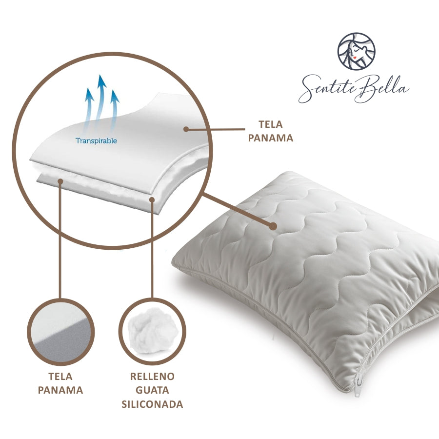 Funda De Almohada Capitoneada - 50x70 cm