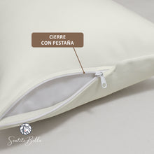 Cargar imagen en el visor de la galería, Set Funda Almohadon + Relleno Almohadon Tela Panama 50x50 cm
