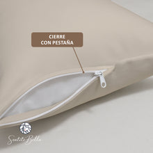 Cargar imagen en el visor de la galería, Set Funda Almohadon + Relleno Almohadon Tela Panama 40x40 cm
