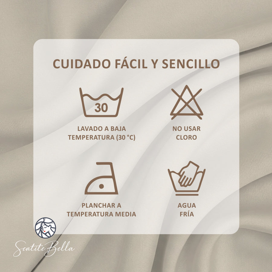 Set x 2 Funda De Almohadón 50x50 Tela Panama Varios Colores
