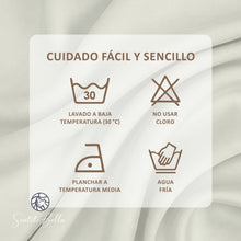 Cargar imagen en el visor de la galería, Set Funda Almohadon + Relleno Almohadon Tela Panama 50x50 cm
