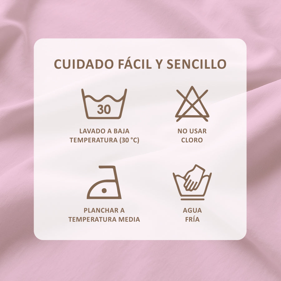 Set x 2 Fundas para Almohada - 50x70 cm Liso