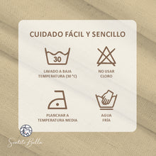 Cargar imagen en el visor de la galería, Juego De 2 Cortinas En Tela Rustica para RIEL - Varios Tamaños
