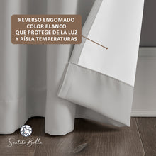 Cargar imagen en el visor de la galería, Juego De 2 Cortinas Blackout CON PRESILLAS OCULTAS
