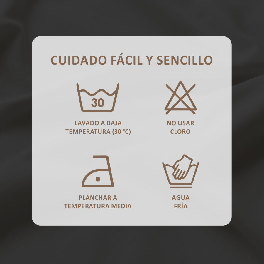 Juego de Sábanas - 1 Plaza Liso + REGALO - VARIOS COLORES