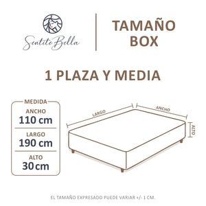 Pollerin para Sommier Tableado - 1 Plaza y Media