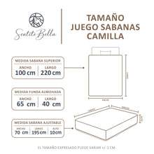 Cargar imagen en el visor de la galería, Juego Sabanas para Camilla de Masajes Reflexología 195x70
