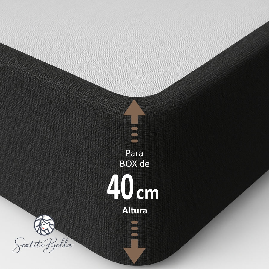 Pollerin para Sommier Tableado - Queen - 40 cm de Altura