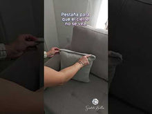 Cargar y reproducir el video en el visor de la galería, Set x 2 Funda para Almohadon Tela Rustica 40x40 cm
