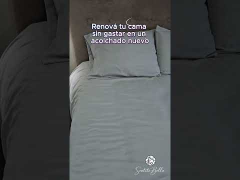 Funda Nordica para Acolchado + Funda Almohada - 1 Plaza Liso - VARIOS COLORES