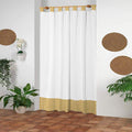 Cortinas para Puerta en Tela Panama Cuadrille 120x190 - SentiteBella.uy