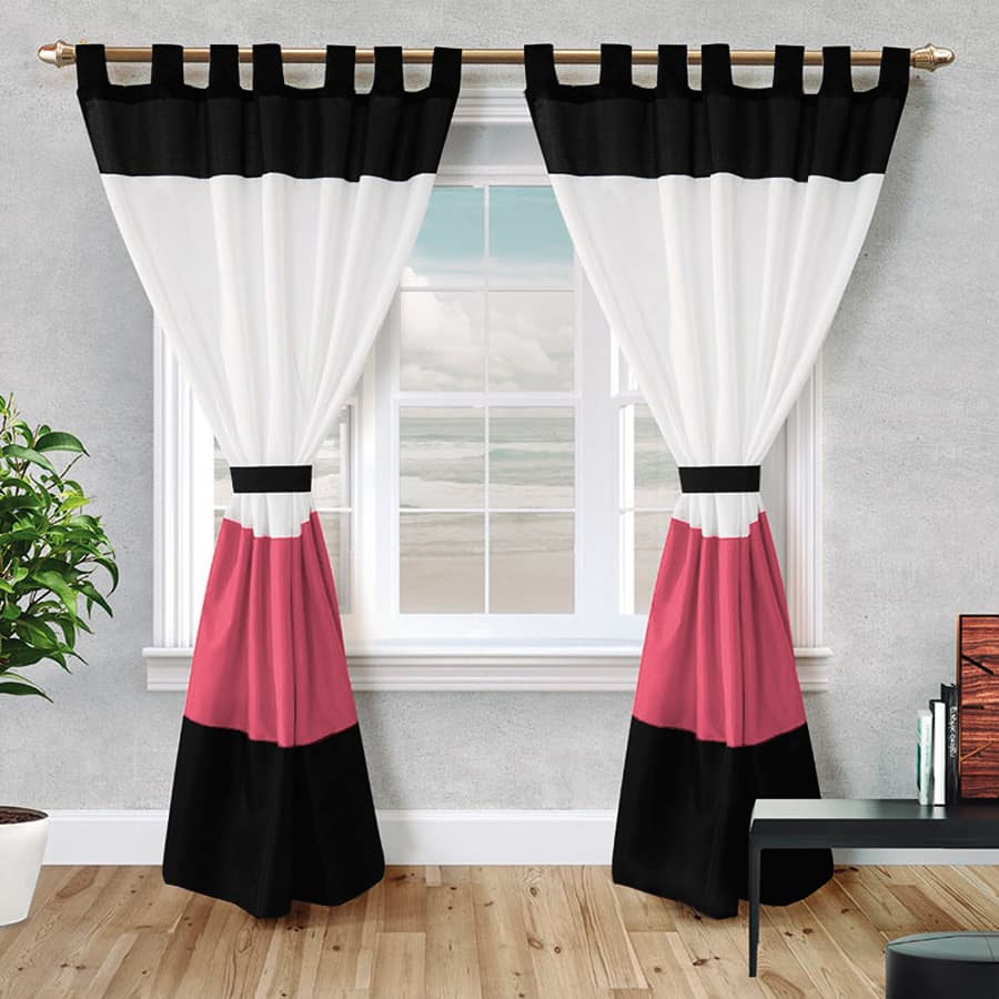 Juego De 2 Cortinas Sofia 150x210 - SentiteBella.uy