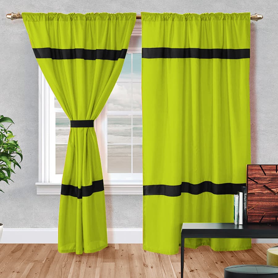 Juego De 2 Cortinas Candela 150x210 - SentiteBella.uy