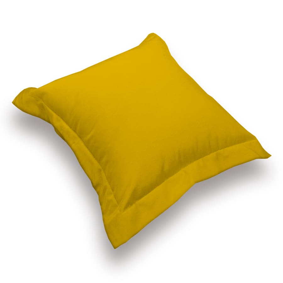 Funda para Almohadon con Volado Tela Panama 40x40 cm - SentiteBella.uy