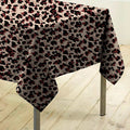 Mantel En Tela Panama Leopardo - SentiteBella.uy