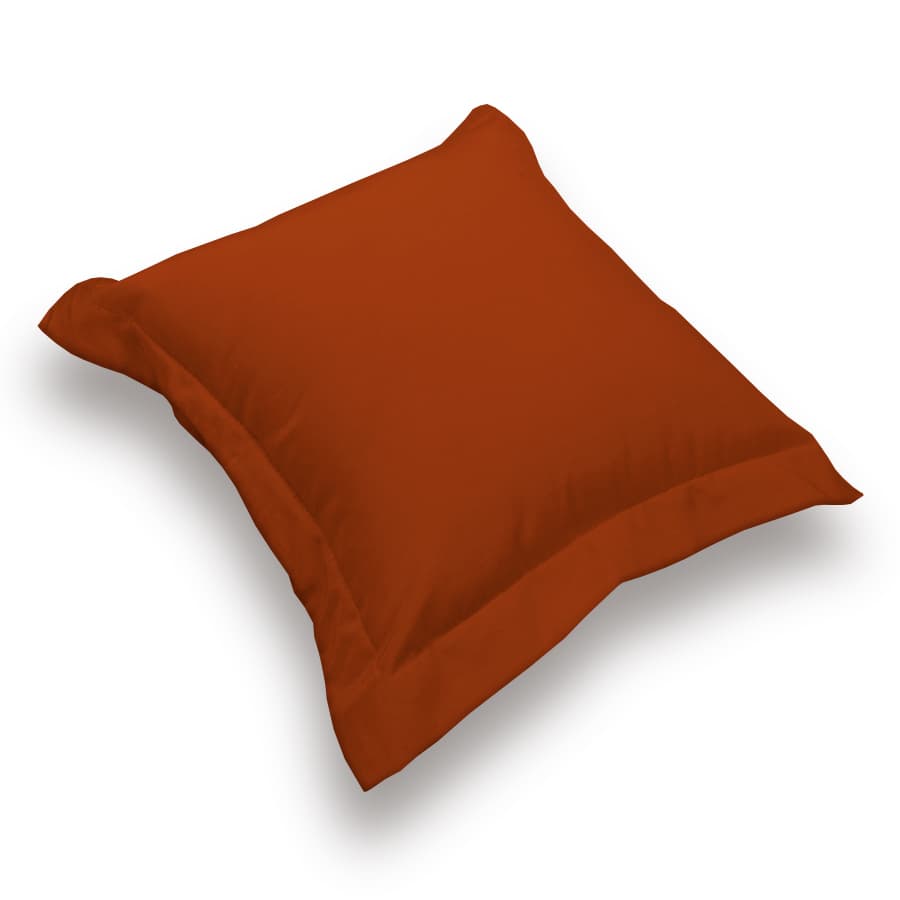 Funda para Almohadon con Volado Tela Panama 40x40 cm - SentiteBella.uy