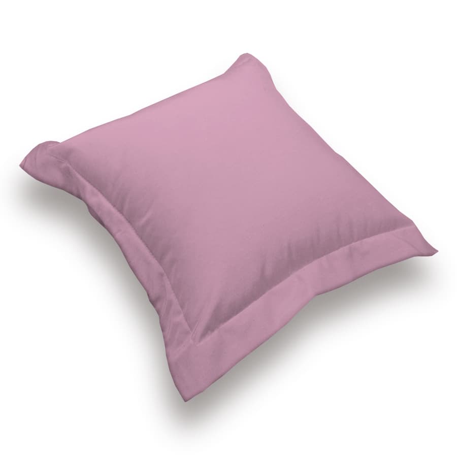 Funda para Almohadon con Volado Tela Panama 40x40 cm - SentiteBella.uy