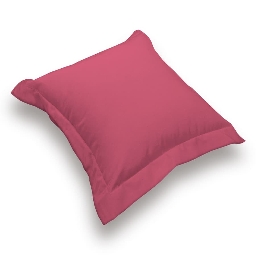 Funda para Almohadon con Volado Tela Panama 50x50 cm - SentiteBella.uy