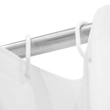 Cargar imagen en el visor de la galería, Cortina de Baño Ducha Diseño Cuadros Grises 180x180 cm Kit con Ganchos - SentiteBella.uy
