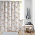 Cortina de Baño Ducha Diseño Hojas Secas 180x180 cm Kit con Ganchos - SentiteBella.uy