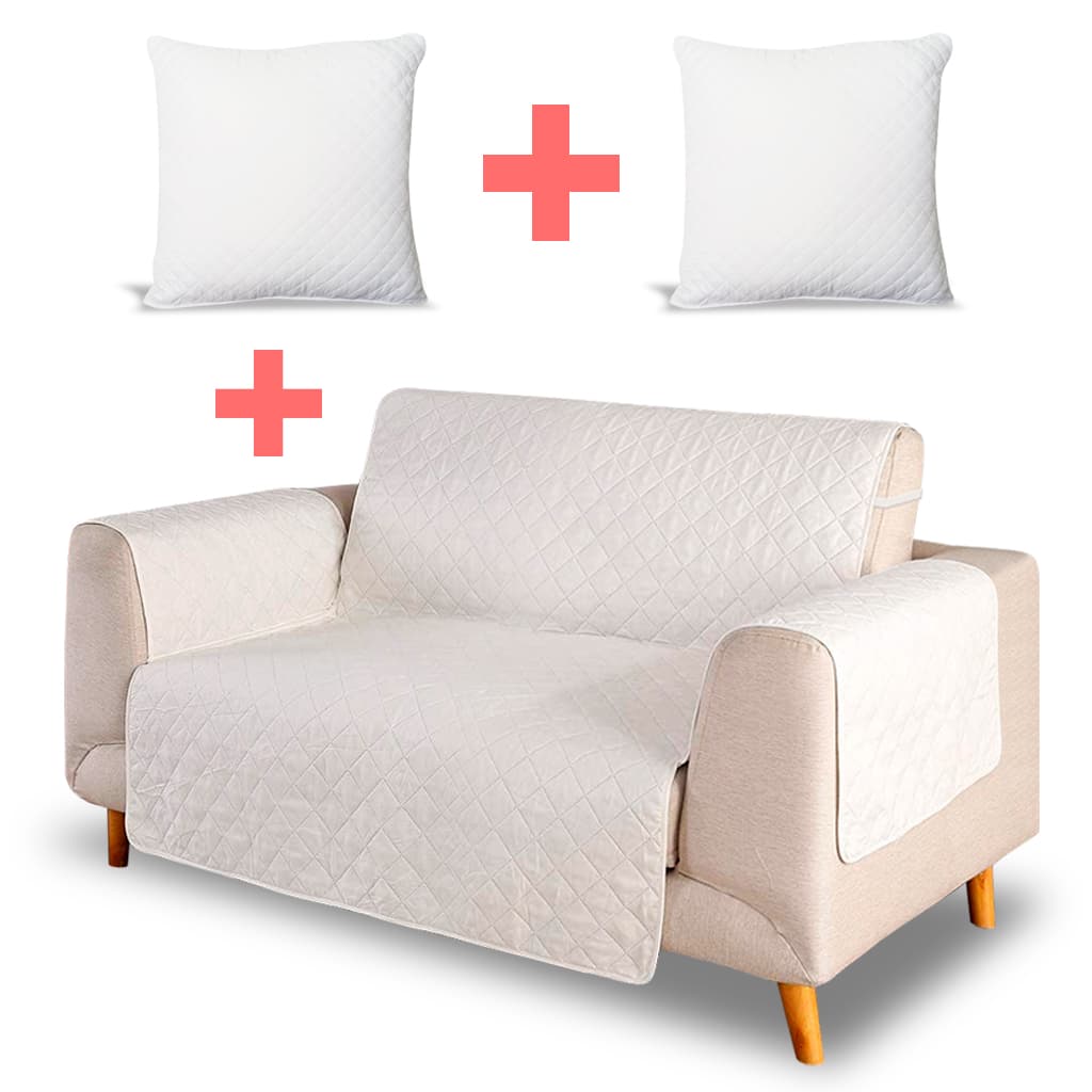 Funda Cubre Sofa 2 Cuerpos + Regalo - SentiteBella.uy