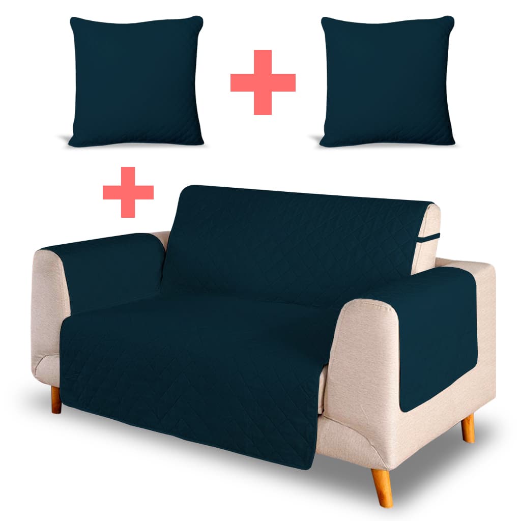 Funda Cubre Sofa 2 Cuerpos + Regalo - SentiteBella.uy
