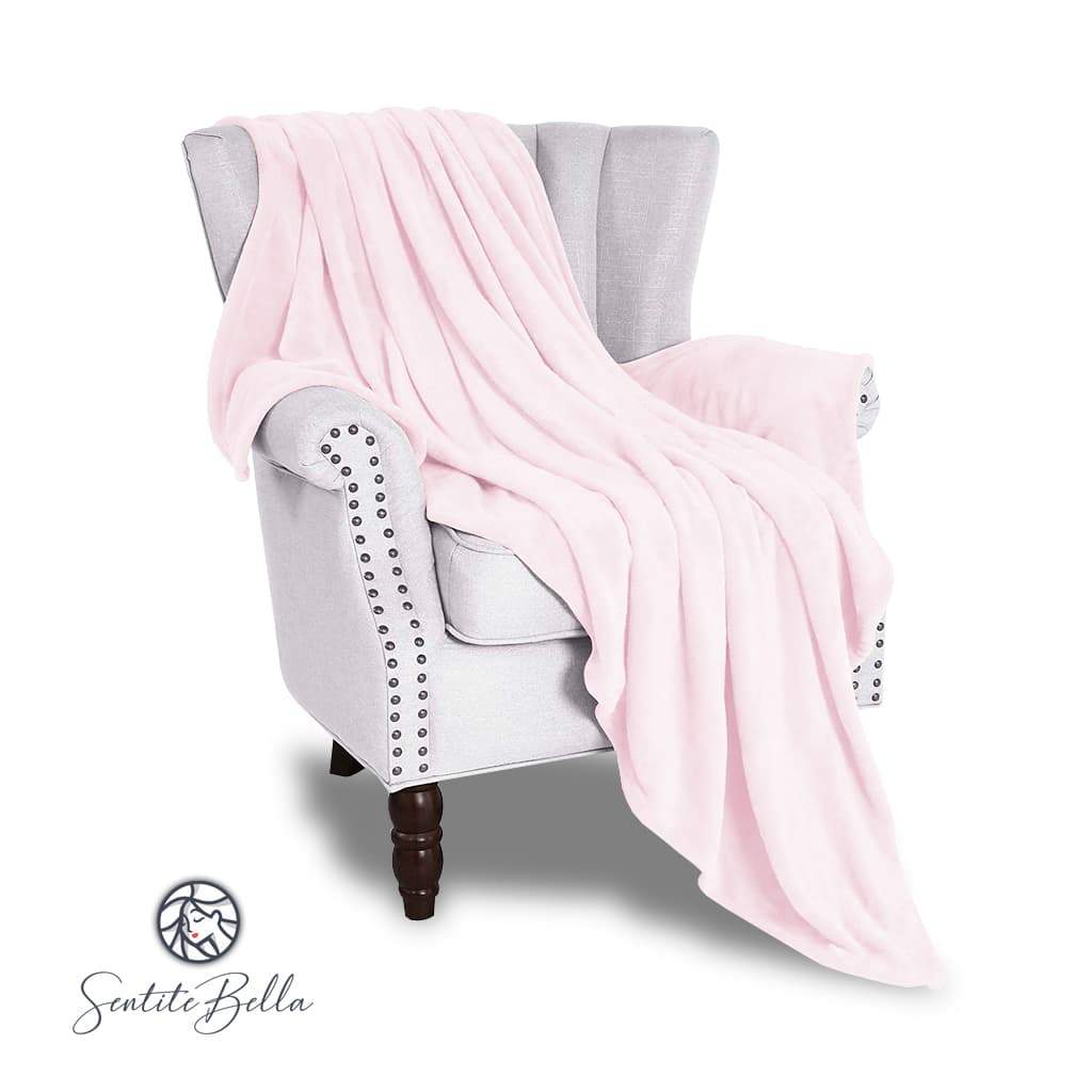 Manta de Sofa Terciopelo 75 x 150 cm Varios Colores - SentiteBella.uy