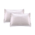 Set x 2 Funda para Almohada con Volado Percal - 60 x 80 cm Liso - SentiteBella.uy
