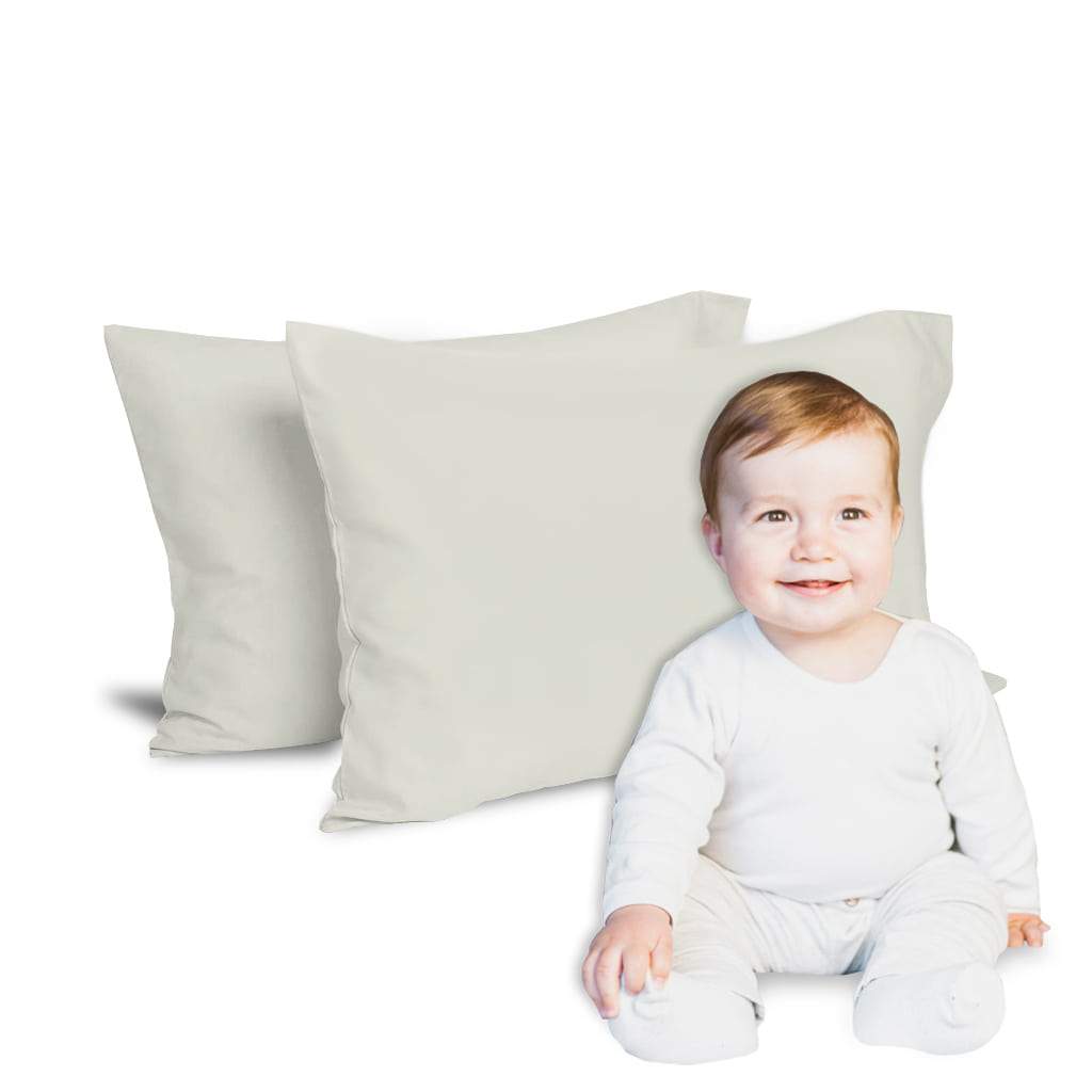 Set x 2 Fundas para Almohada Bebe Percal - 30x40 cm - SentiteBella.uy