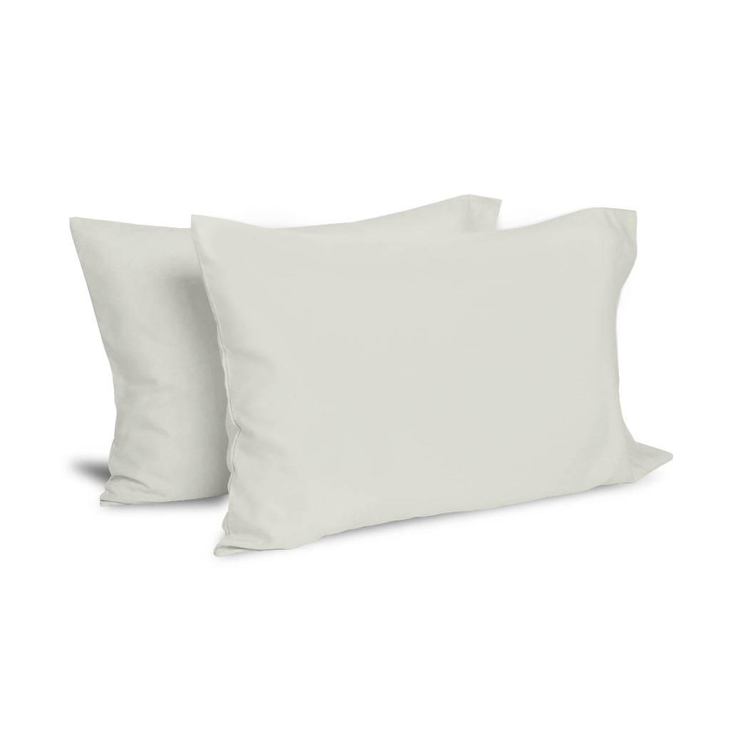 Set x 2 Fundas para Almohada Percal - 50x70 cm Liso - SentiteBella.uy