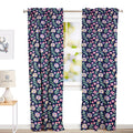 Juego De 2 Cortinas Infantil 150x210 Diseño Buho - SentiteBella.uy