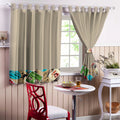 Juego De 2 Cortinas Cocina En Tela Panama con Diseño 150x150 - SentiteBella.uy