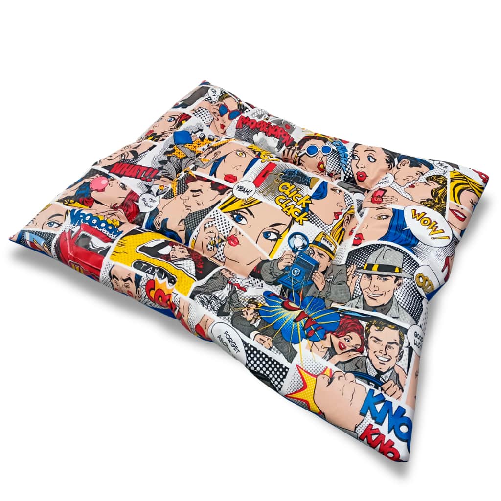 Cucha Cama para Mascota 100% Impermeable 66x50 cm Diseño Caricatura - SentiteBella.uy