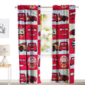Juego De 2 Cortinas Infantil 150x210 Diseño Cars - SentiteBella.uy