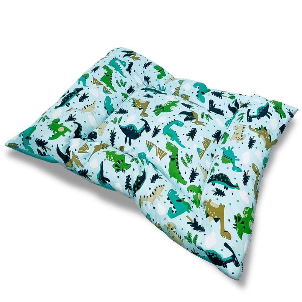 Cucha Cama para Mascota 100% Impermeable 66x50 cm Diseño Dinosaurio - SentiteBella.uy