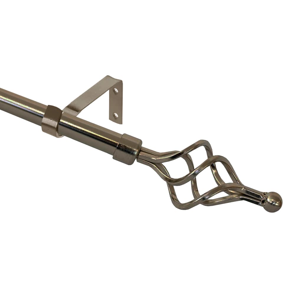 Barrote Cortina en Acero Extensible de 1.5 a 3 mt Modelo Espiral - SentiteBella.uy