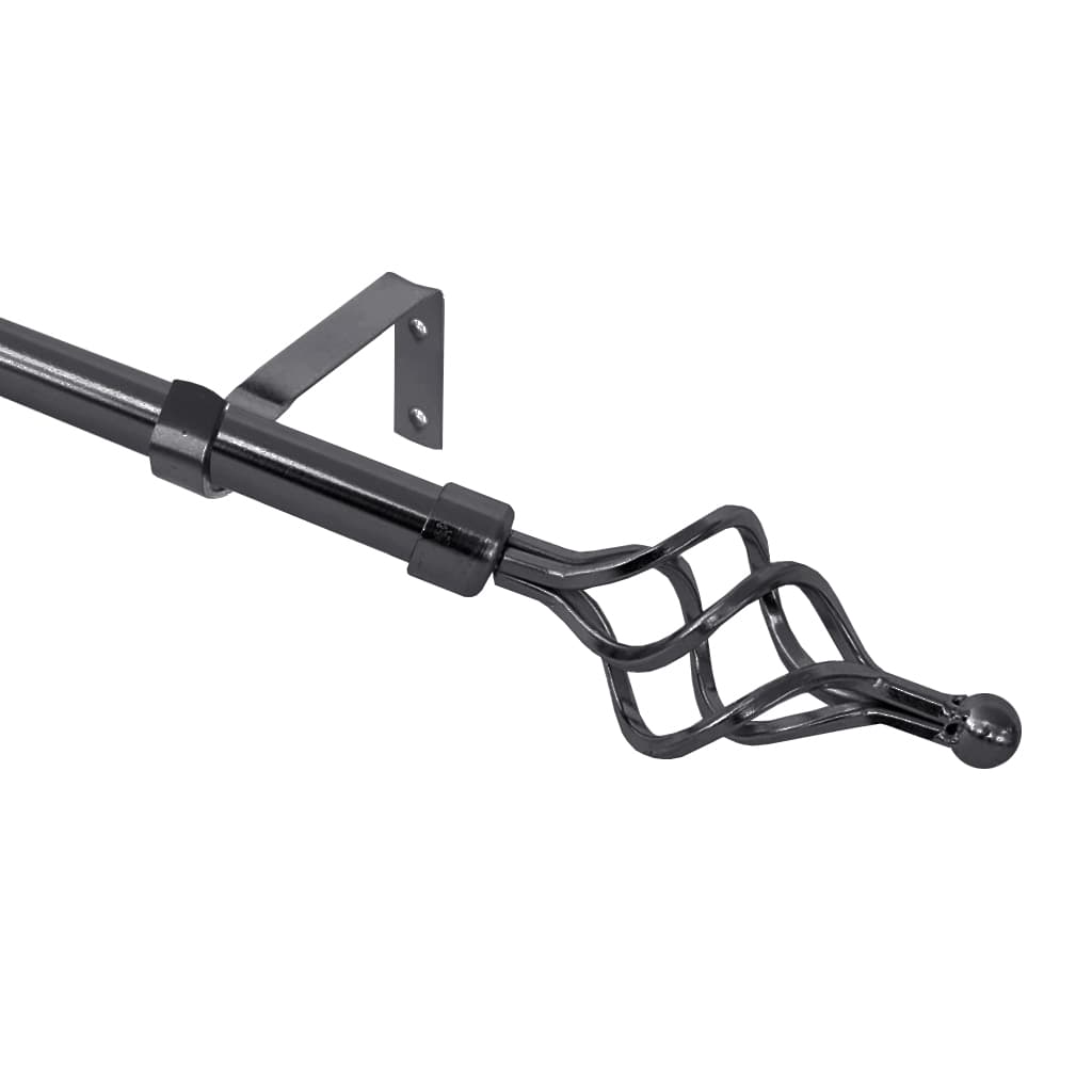 Barrote Cortina en Acero Extensible de 1 a 2 mt Modelo Espiral - SentiteBella.uy