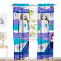 Juego De 2 Cortinas Infantil 150x210 Diseño Frozen Grande - SentiteBella.uy