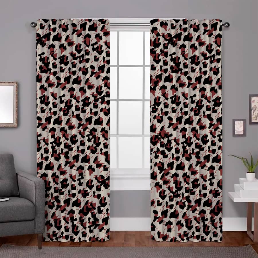 Juego De 2 Cortinas con Diseño En Tela Microfibra 150x210 Varios Diseños - SentiteBella.uy